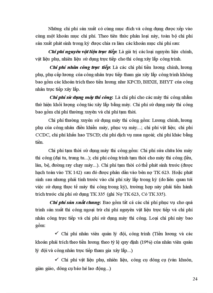 image for page Hoàn thiện hạch toán chi phí sản xuất và tính giá thành sản phẩm xây lắp tại Công ty Xây dựng số I