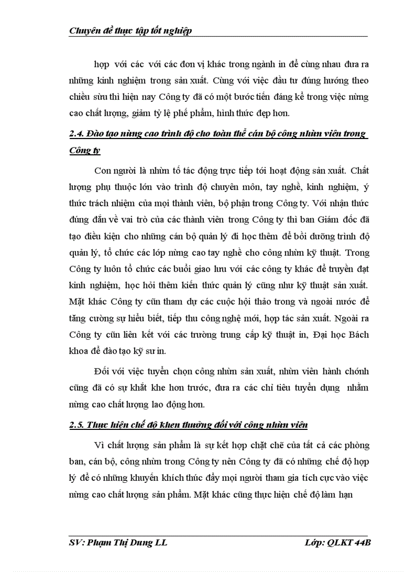 image for page Một số biện pháp nhằm nâng cao chất lượng sản phẩm tại Công ty in Khoa học kỹ thuật.