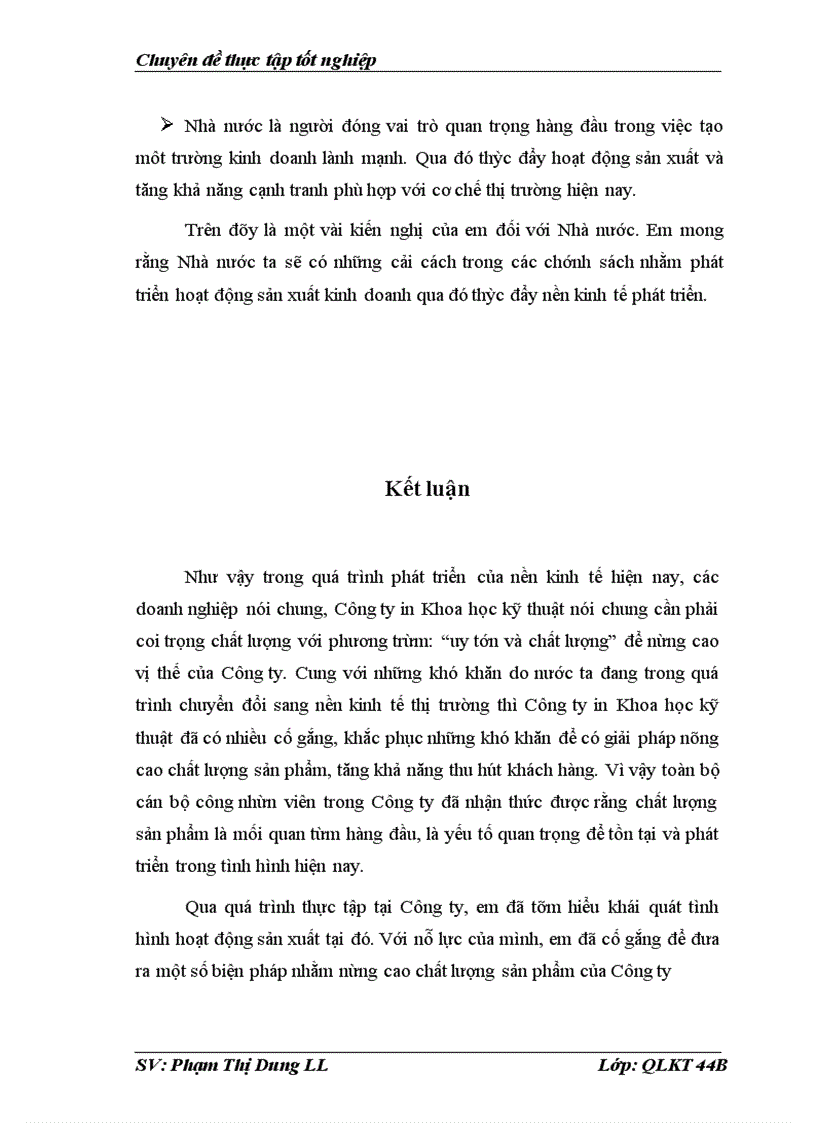 image for page Một số biện pháp nhằm nâng cao chất lượng sản phẩm tại Công ty in Khoa học kỹ thuật.