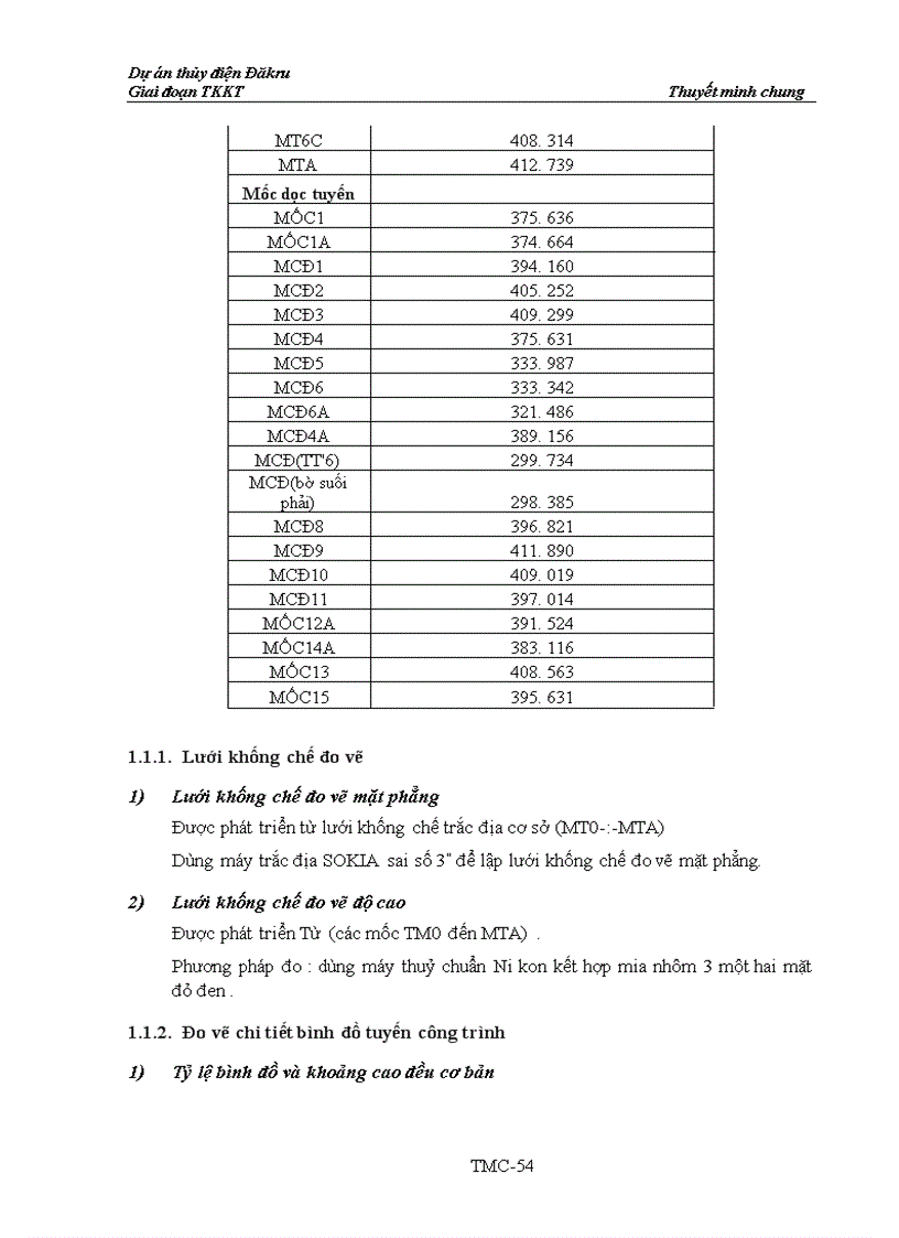 image for page Dự án thủy điện Đăkru Giai đoạn TKKT