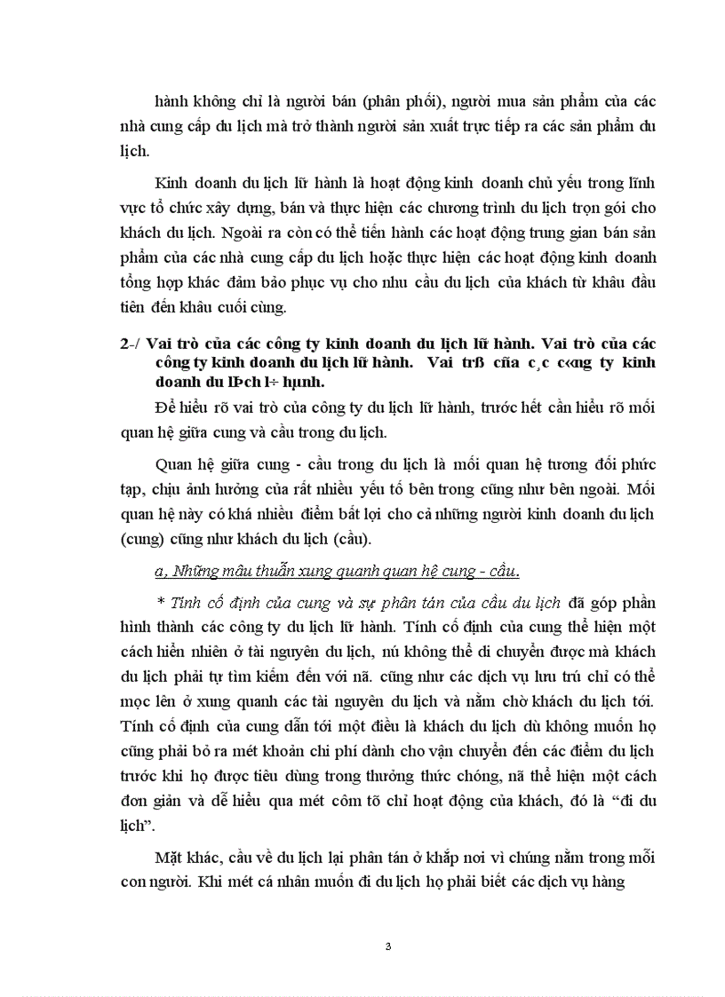 image for page Hoạt động kinh doanh du lịch lữ hành