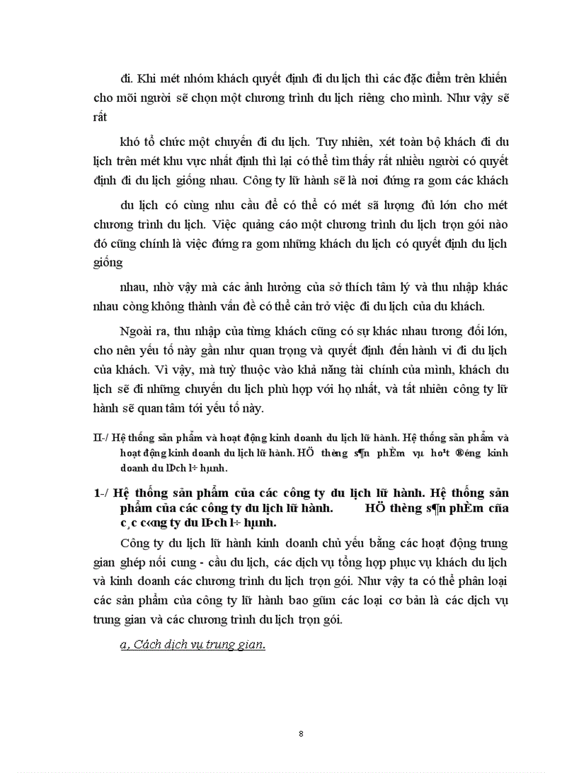 image for page Hoạt động kinh doanh du lịch lữ hành