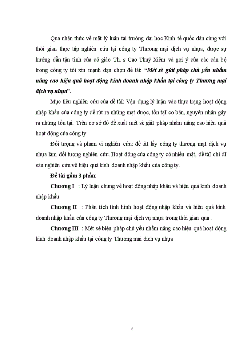 image for page Vận dụng lý luận vào thực trạng hoạt động nhập khẩu của công ty để rút ra những mạt được, tồn tạI cơ bản,nguyên nhân gây ra những tồn tại
