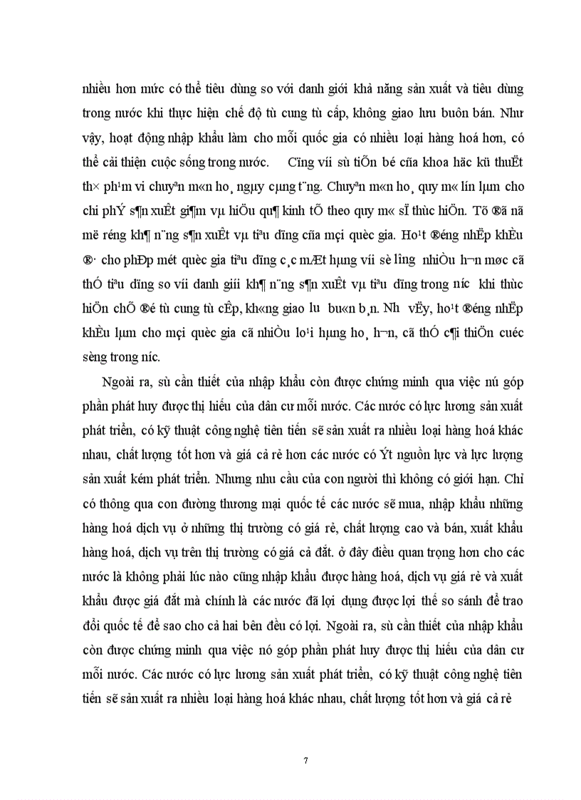 image for page Vận dụng lý luận vào thực trạng hoạt động nhập khẩu của công ty để rút ra những mạt được, tồn tạI cơ bản,nguyên nhân gây ra những tồn tại