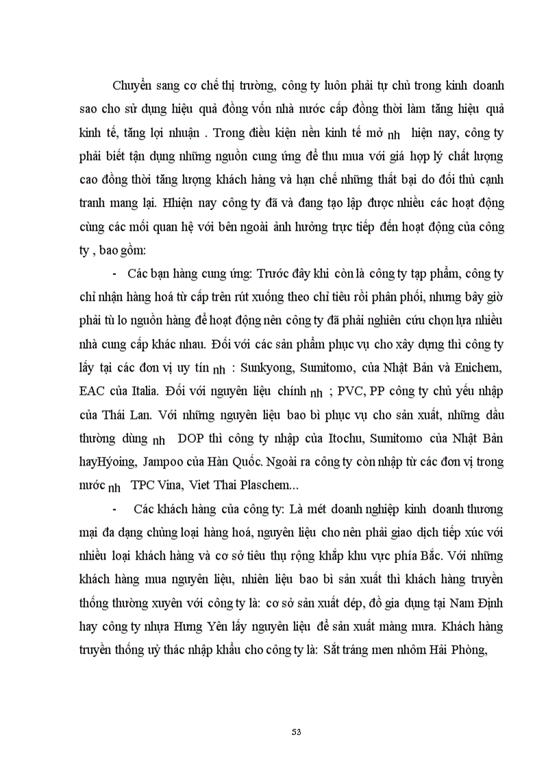 image for page Vận dụng lý luận vào thực trạng hoạt động nhập khẩu của công ty để rút ra những mạt được, tồn tạI cơ bản,nguyên nhân gây ra những tồn tại