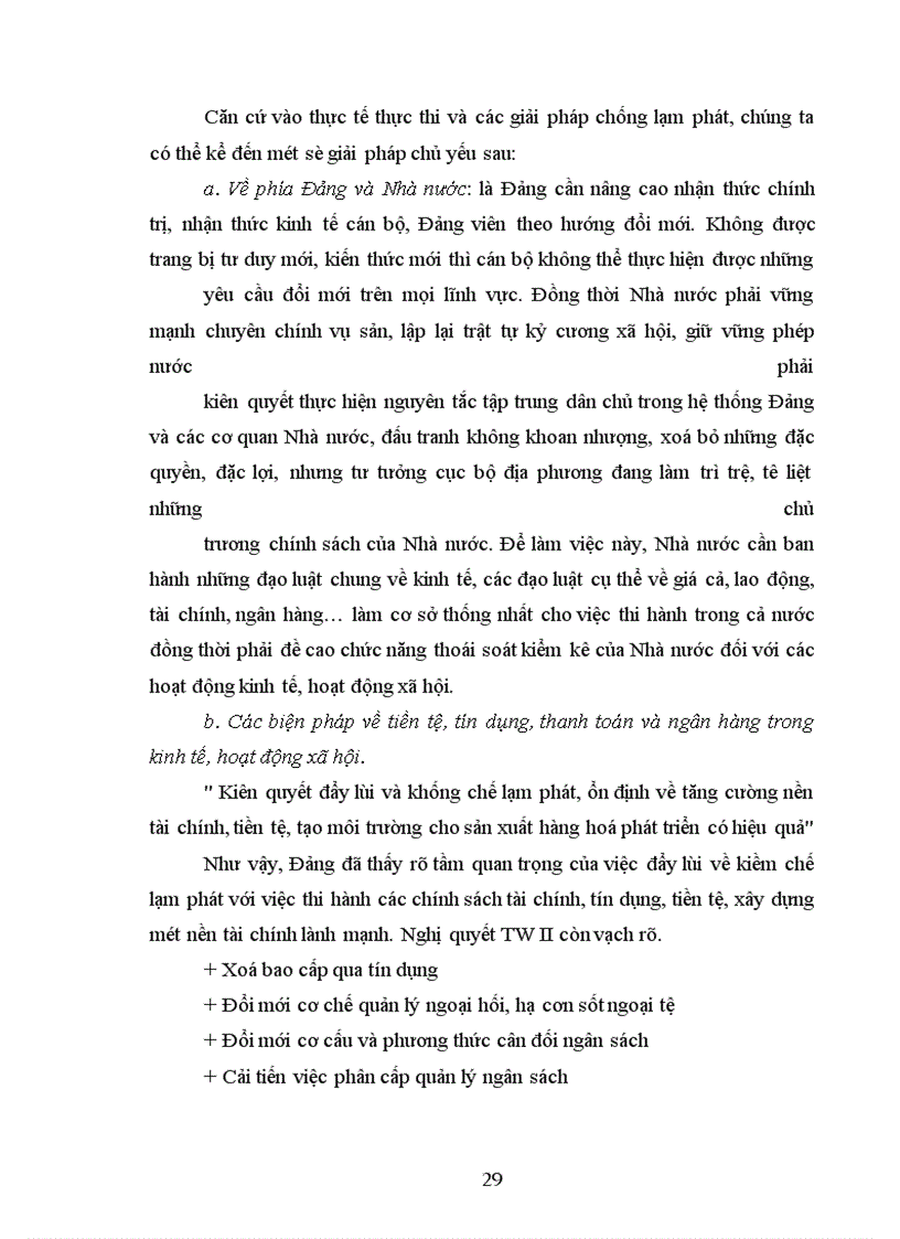 image for page Lạm phát và các giải pháp chống lạm phát ở nước ta hiện nay