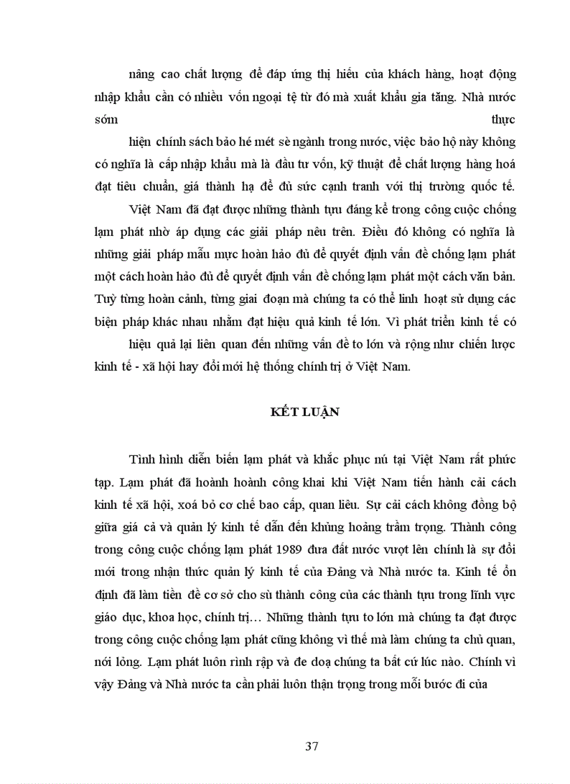 image for page Lạm phát và các giải pháp chống lạm phát ở nước ta hiện nay