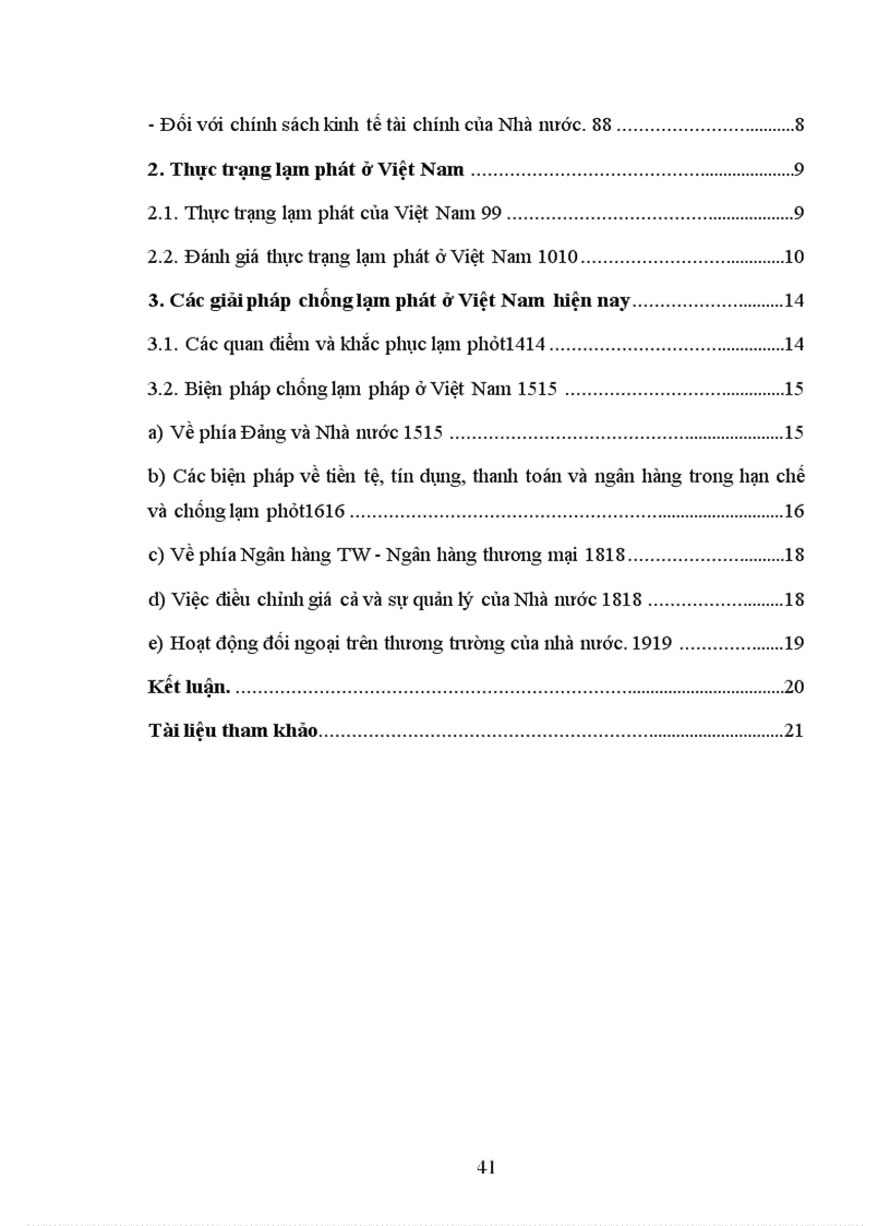 image for page Lạm phát và các giải pháp chống lạm phát ở nước ta hiện nay