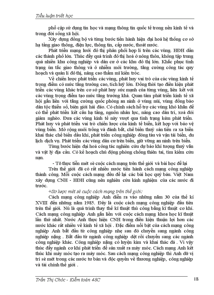 image for page Công nghiệp hoá-hiện đại hoá.Thực trạng và giải pháp ở nước ta hiện nay.