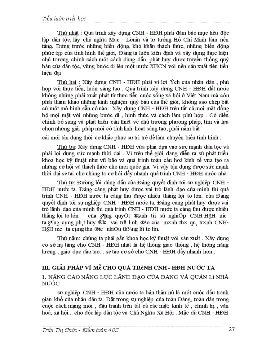 image for page Công nghiệp hoá-hiện đại hoá.Thực trạng và giải pháp ở nước ta hiện nay.
