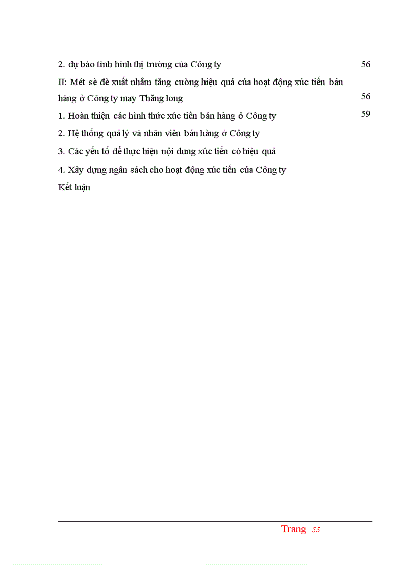 image for page Các biện pháp đẩy mạnh việc tiêu thụ sản phẩm của công ty may Thăng Long