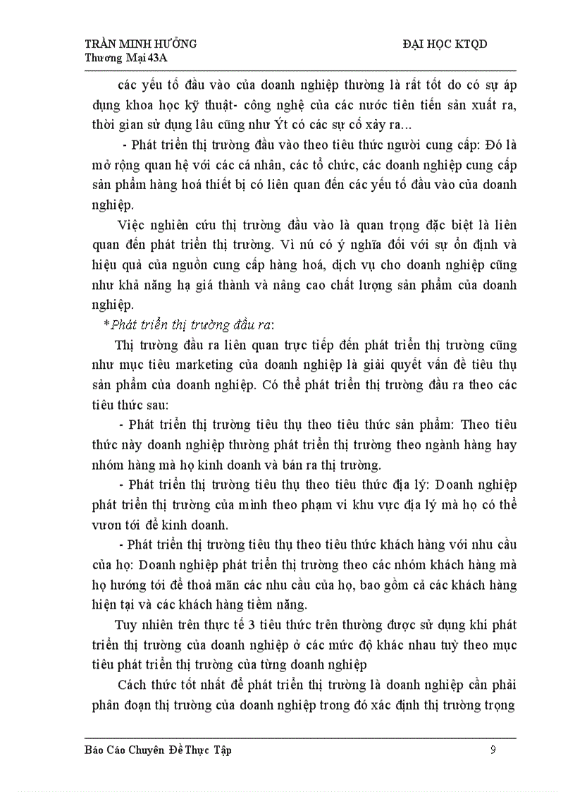 image for page Phát triển thị trường ở công ty TNHH Kỹ Nghệ Bình Nguyên: Thực trạng và giải pháp