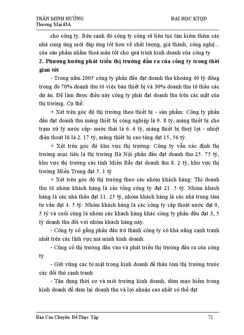 image for page Phát triển thị trường ở công ty TNHH Kỹ Nghệ Bình Nguyên: Thực trạng và giải pháp