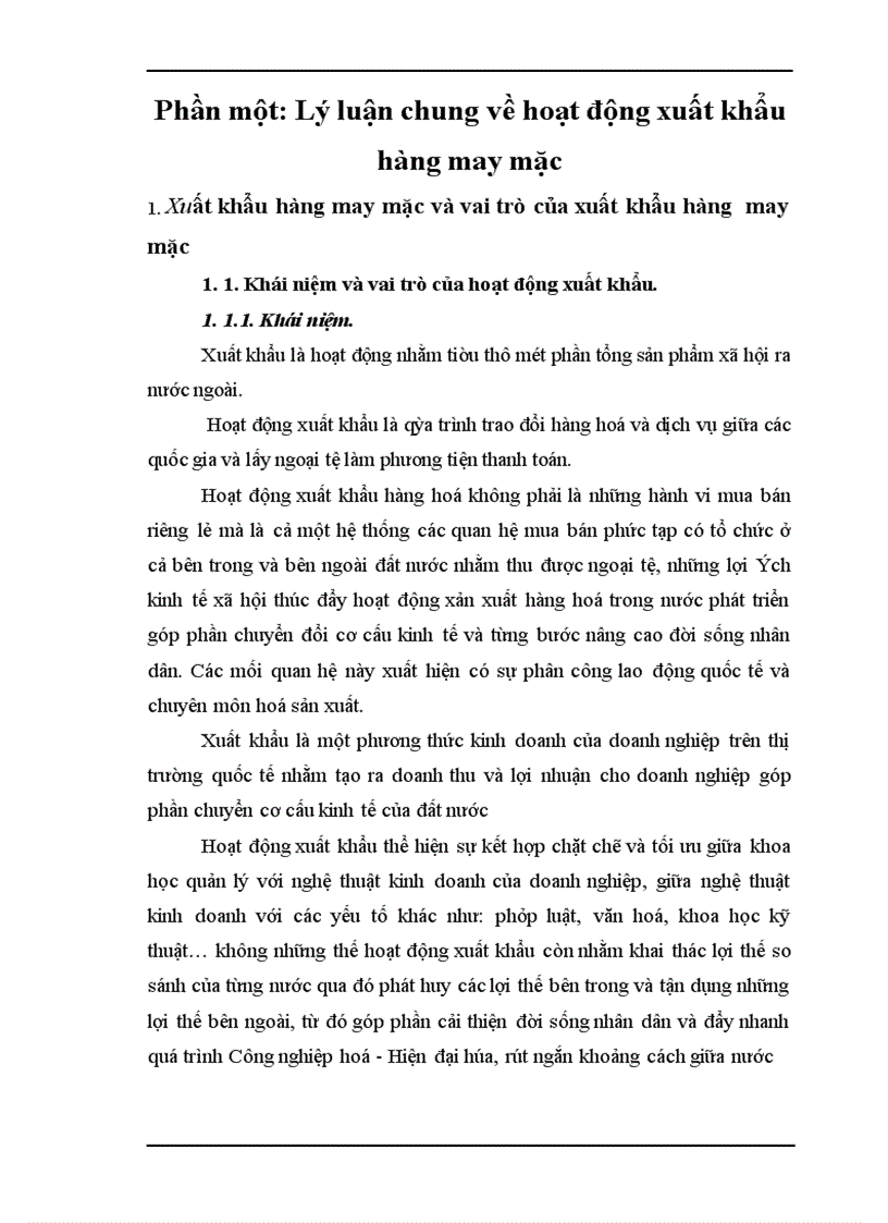 image for page Hoạt động xuất khẩu hàng may mặc của tổng công ty cổ phần may Việt Tiến -Thực trạng và giải pháp