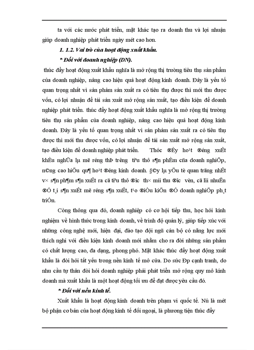 image for page Hoạt động xuất khẩu hàng may mặc của tổng công ty cổ phần may Việt Tiến -Thực trạng và giải pháp
