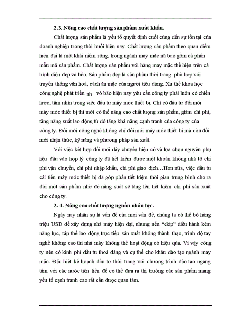 image for page Hoạt động xuất khẩu hàng may mặc của tổng công ty cổ phần may Việt Tiến -Thực trạng và giải pháp