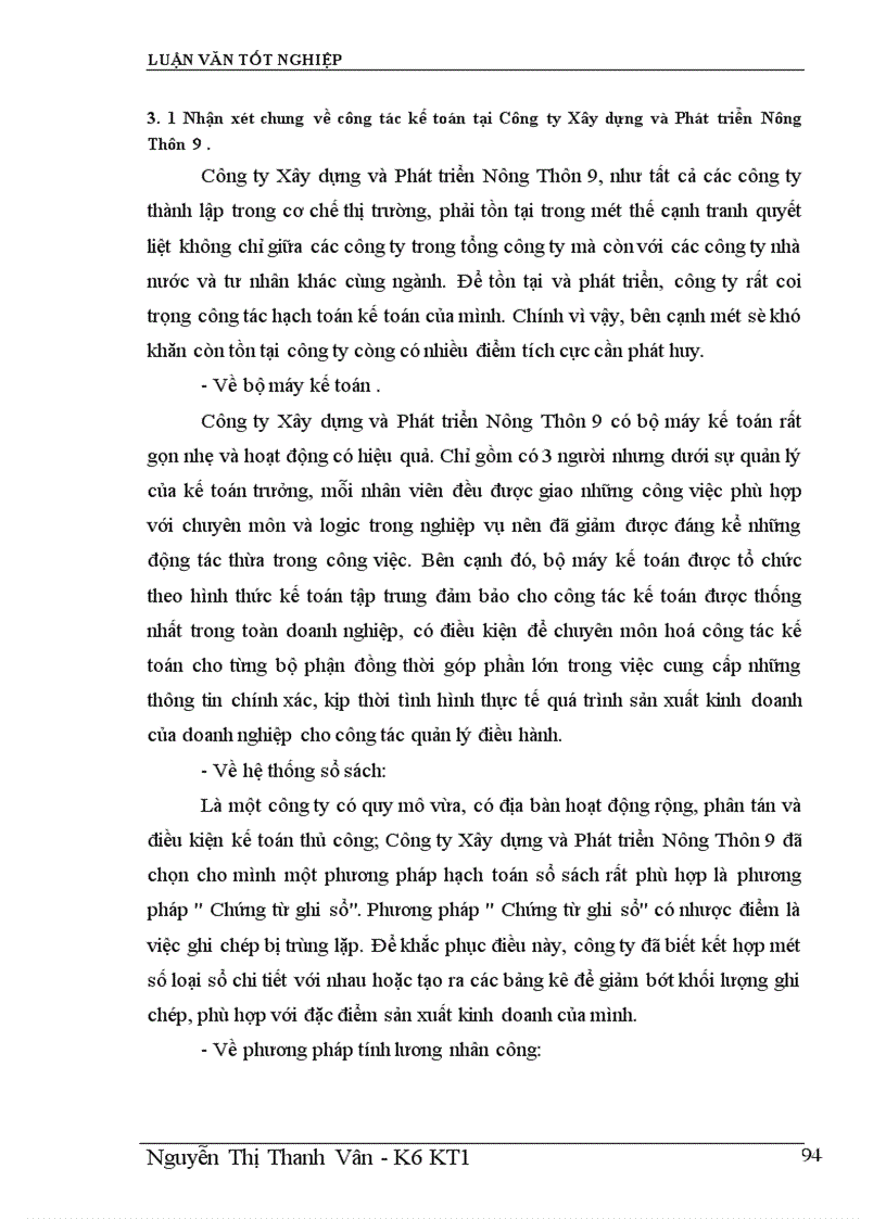 image for page Kế toán chi phí sản xuất và tính giá thành sản phẩm ở Công ty Xây Dựng và Phát Triển Nông Thôn 9