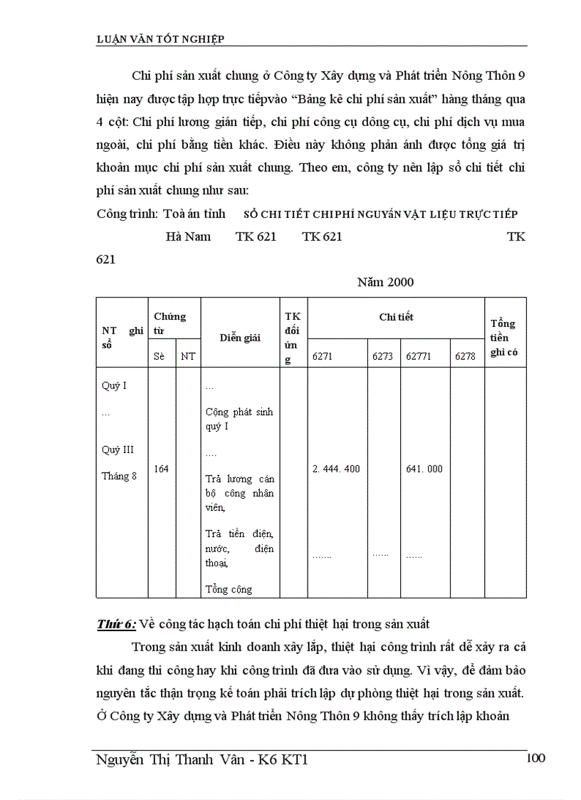 image for page Kế toán chi phí sản xuất và tính giá thành sản phẩm ở Công ty Xây Dựng và Phát Triển Nông Thôn 9