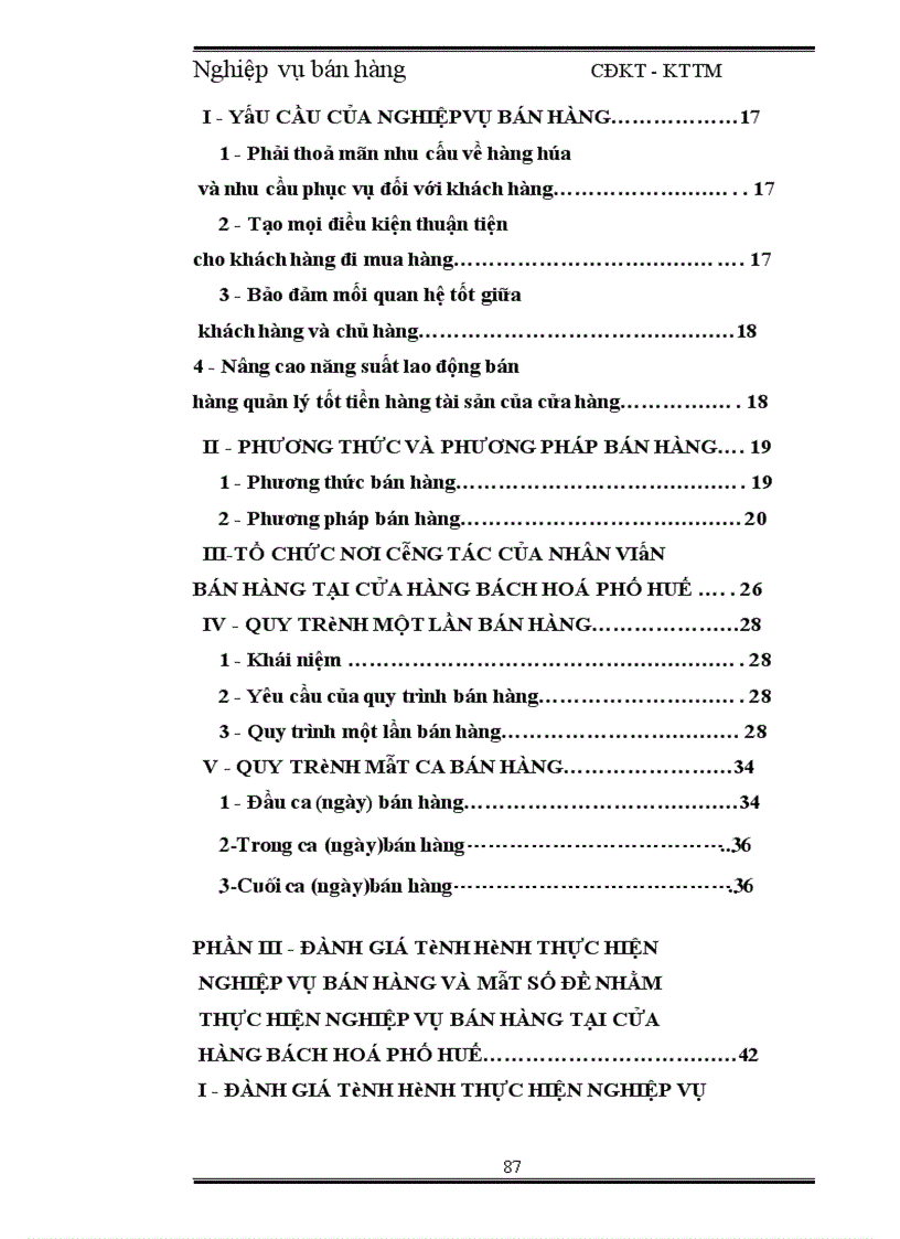 image for page Nghiệp vụ bán hàng tại cửa hàng bách hoá Phố Huế