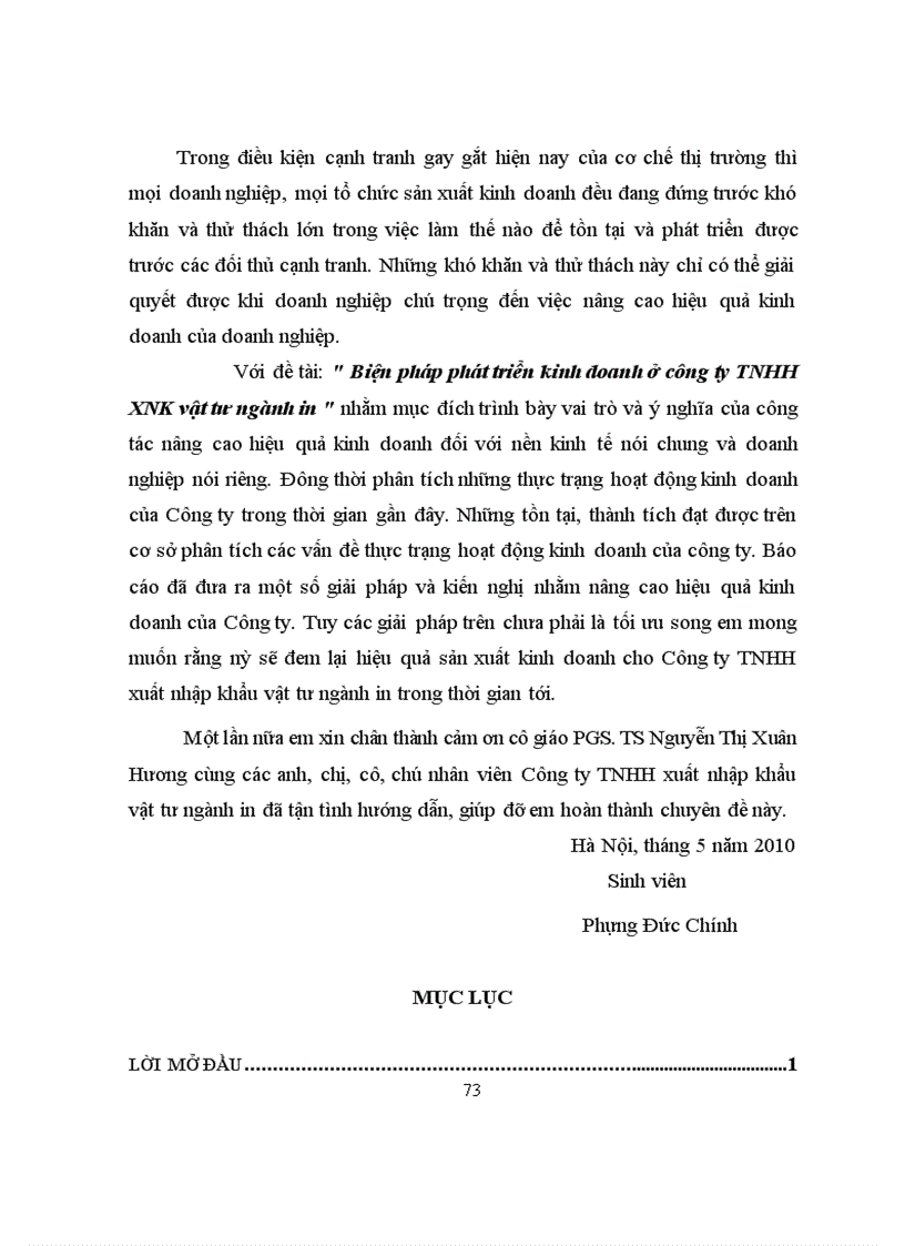 image for page Biện pháp phát triển kinh doanh ở công ty TNHH XNK vật tư ngành in