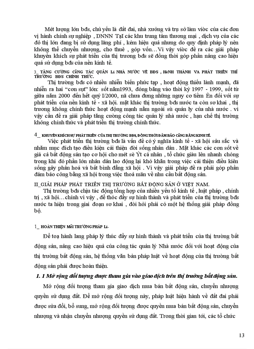 image for page Hiểu rõ hơn về thị trường bất động sản để đưa ra các giải pháp góp phần phát triển thị trường bất động sản ở nước ta