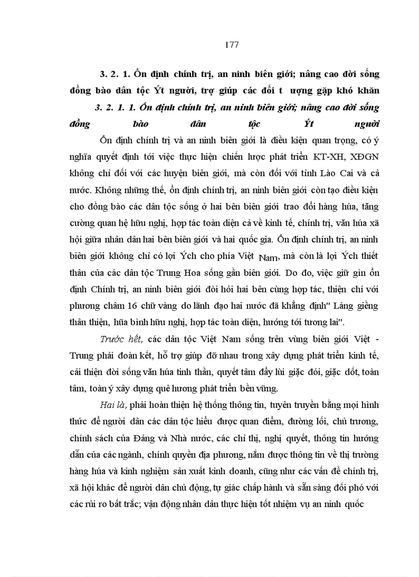 image for page Xóa đói, giảm nghèo ở các huyện biên giới tỉnh Lào Cai trong giai đoạn hiện nay