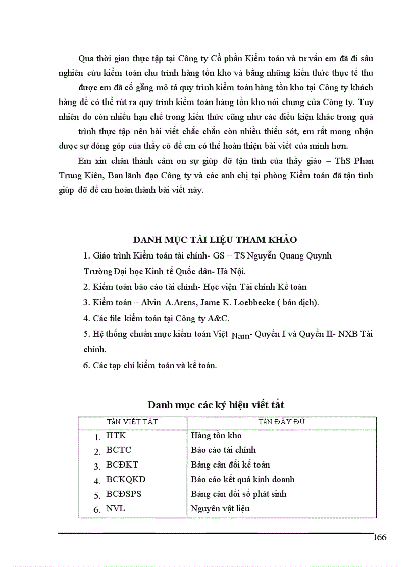 image for page Kiểm toán chu trình hàng tồn kho trong kiểm toán báo cáo tài chính tại công ty Cổ phần Kiểm toán và tư vấn (A&C)