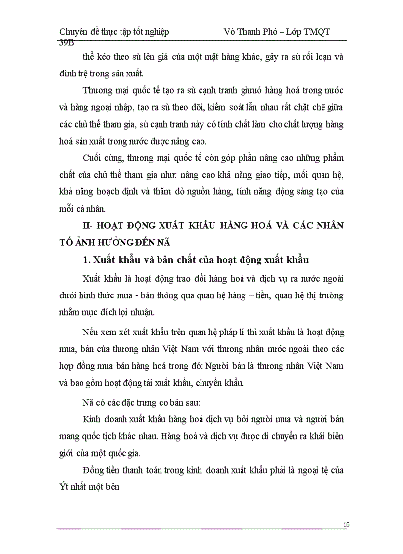 image for page Thực trạng và giải pháp cho hoạt động xuất khẩu của công ty XNK Nam Hà Nội