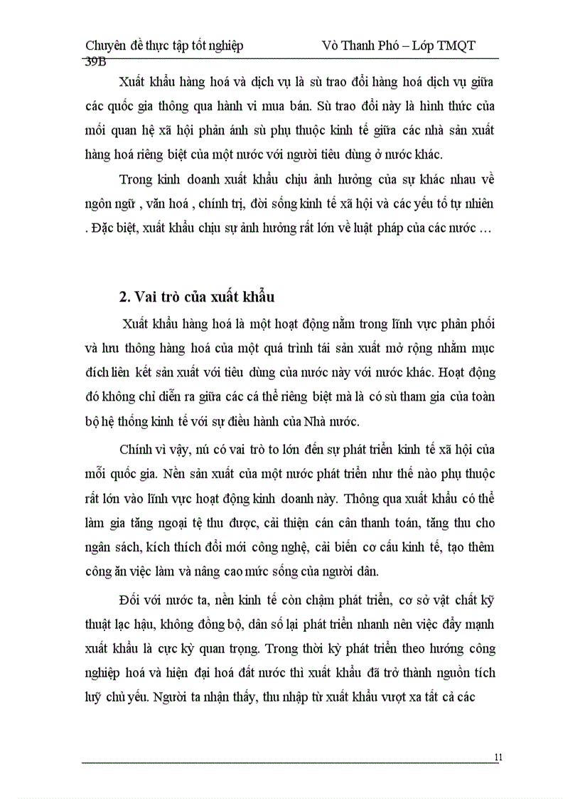 image for page Thực trạng và giải pháp cho hoạt động xuất khẩu của công ty XNK Nam Hà Nội