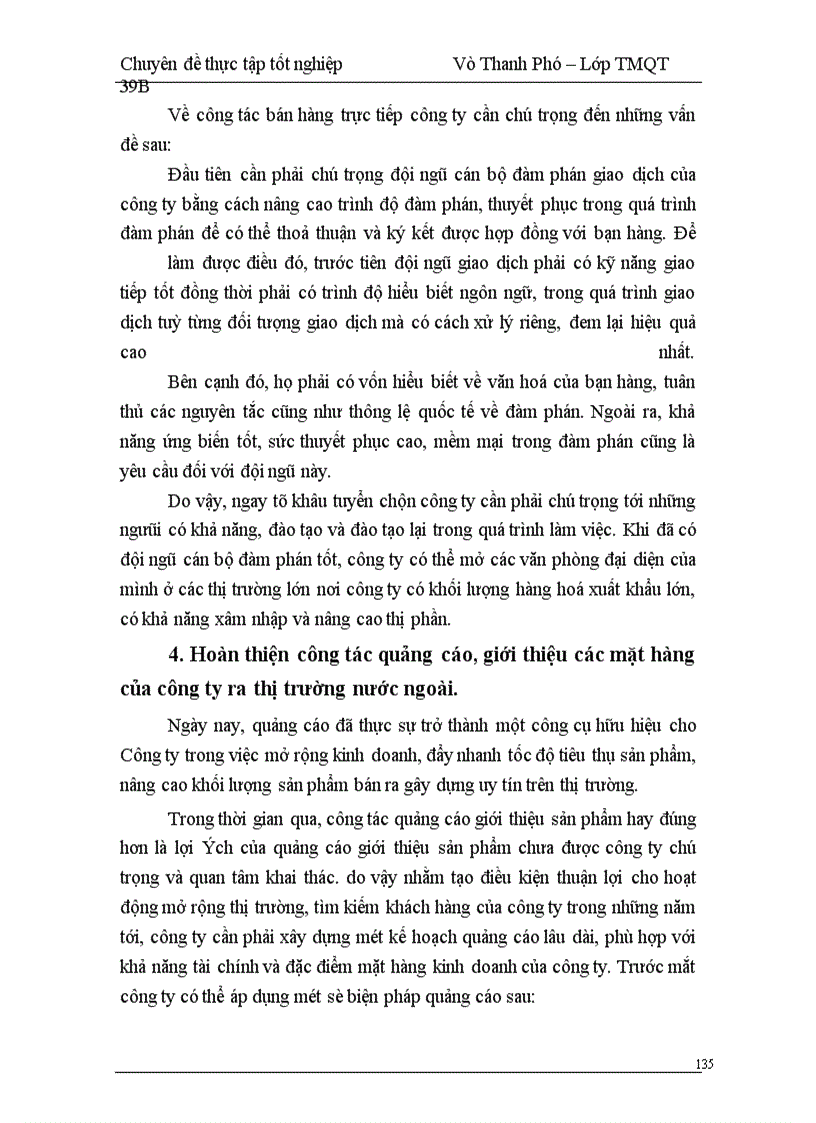 image for page Thực trạng và giải pháp cho hoạt động xuất khẩu của công ty XNK Nam Hà Nội