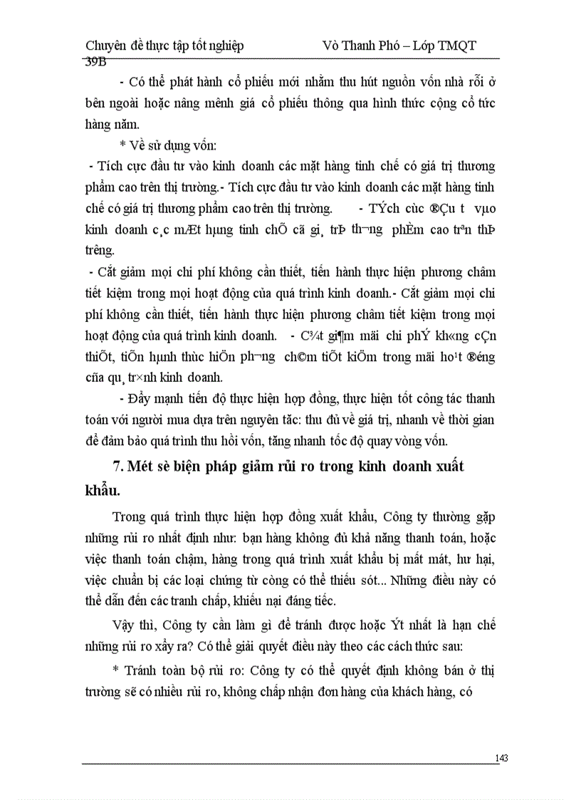 image for page Thực trạng và giải pháp cho hoạt động xuất khẩu của công ty XNK Nam Hà Nội