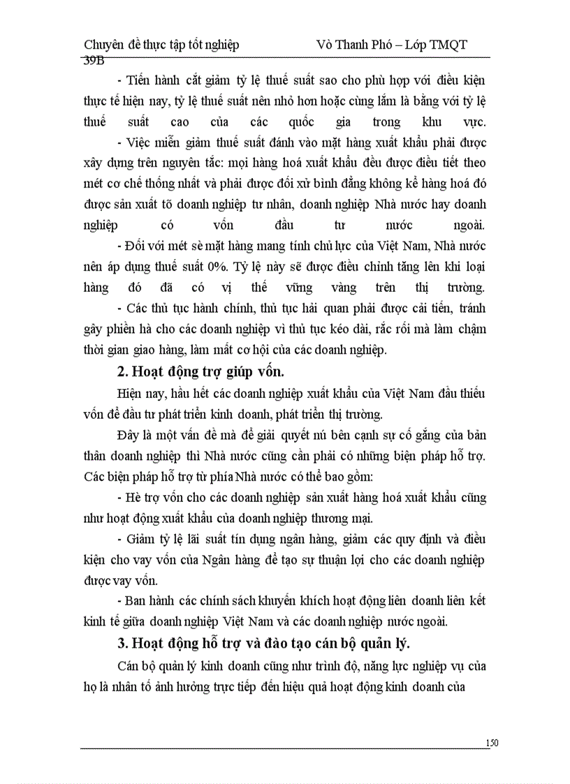 image for page Thực trạng và giải pháp cho hoạt động xuất khẩu của công ty XNK Nam Hà Nội