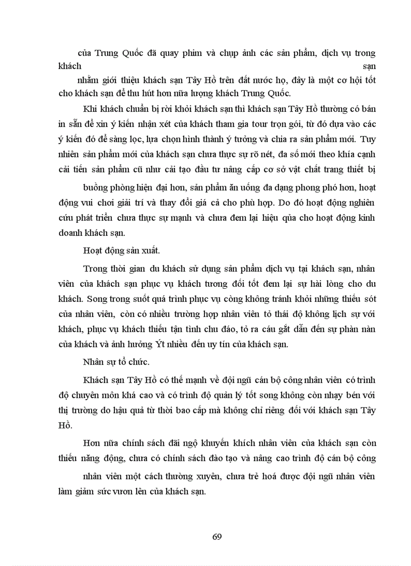 image for page Một số kiến nghị nhằm hoàn thiện chiến lược kinh doanh của Công ty Du lịch dịch vụ Tây Hồ