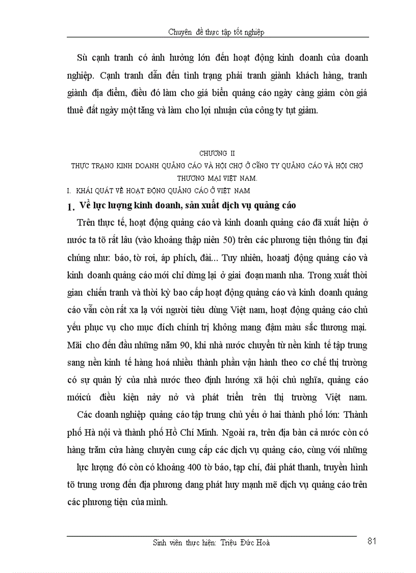 image for page Marketing hỗn hợp trong kinh doanh hội chợ và dịch vụ quảng cáo của công ty VINEXAD