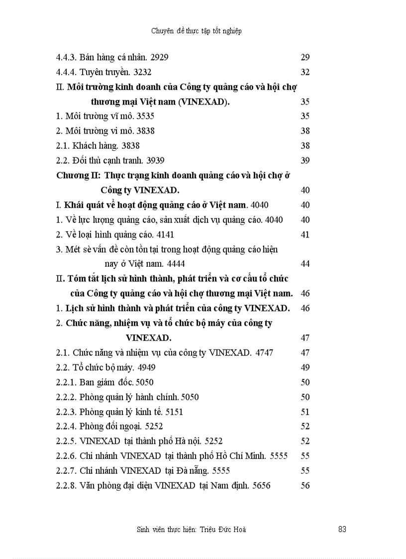 image for page Marketing hỗn hợp trong kinh doanh hội chợ và dịch vụ quảng cáo của công ty VINEXAD