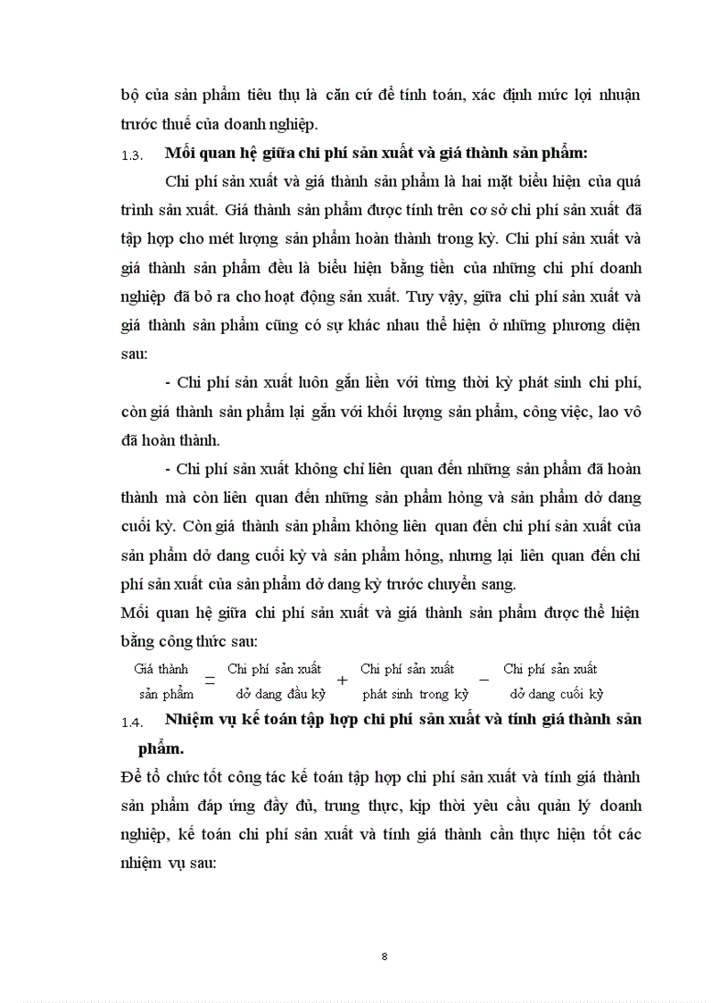 image for page Hoàn thiện công tác kế toán chi phí sản xuất và tính giá thành sản phẩm tại Công ty Dệt len Mùa Đông