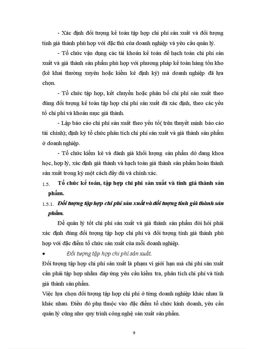 image for page Hoàn thiện công tác kế toán chi phí sản xuất và tính giá thành sản phẩm tại Công ty Dệt len Mùa Đông
