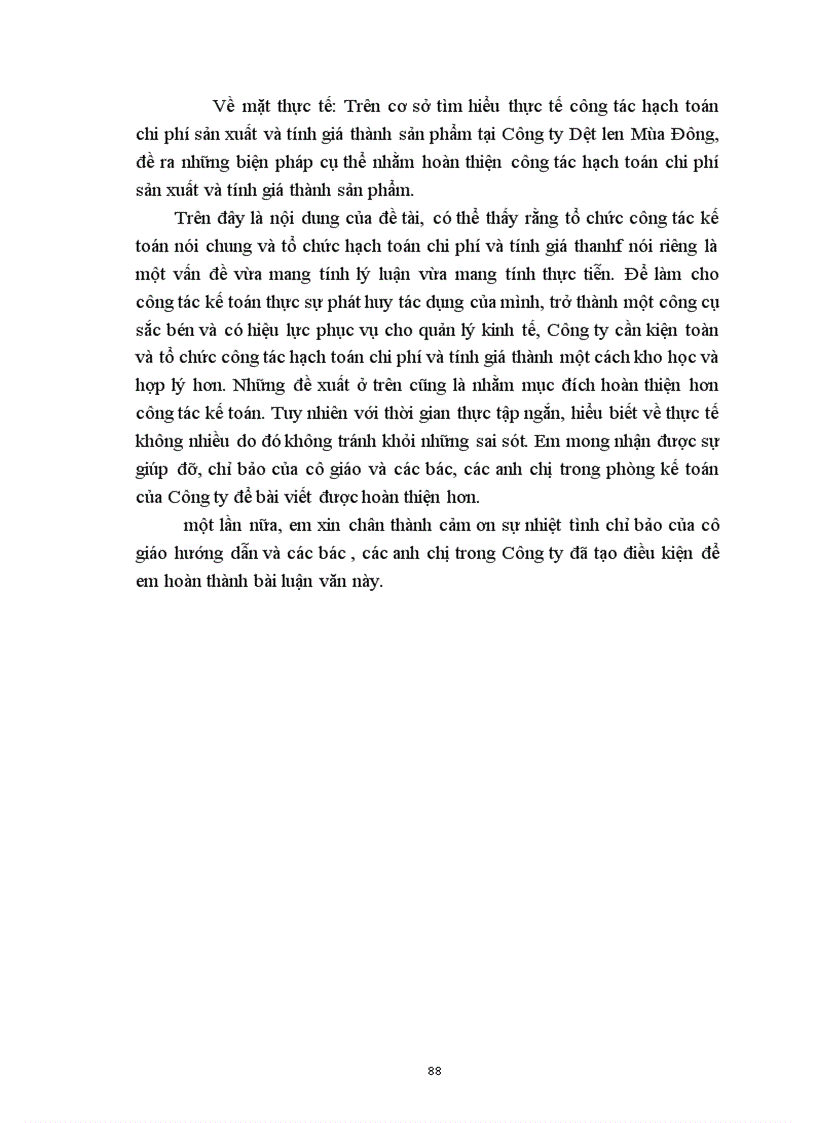 image for page Hoàn thiện công tác kế toán chi phí sản xuất và tính giá thành sản phẩm tại Công ty Dệt len Mùa Đông