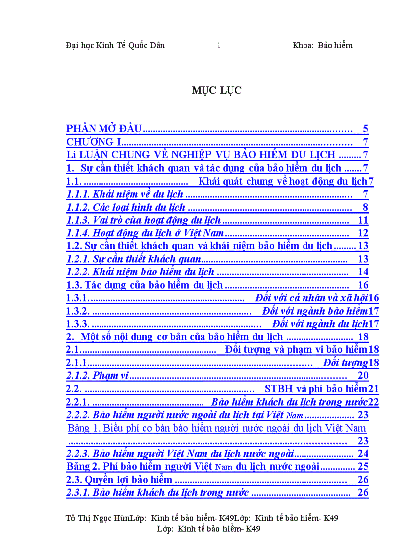 image for page Tình hình triển khai bảo hiểm du lịch tại công ty cổ phần bảo hiểm AAA
