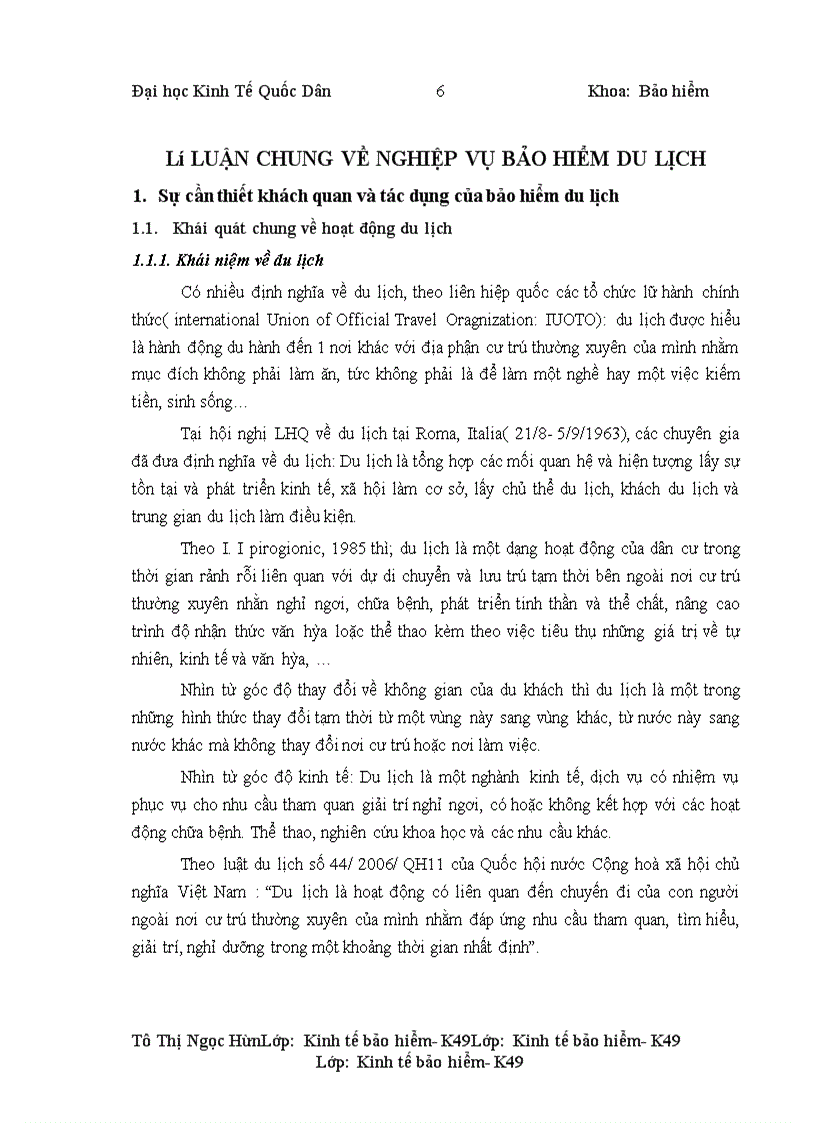 image for page Tình hình triển khai bảo hiểm du lịch tại công ty cổ phần bảo hiểm AAA