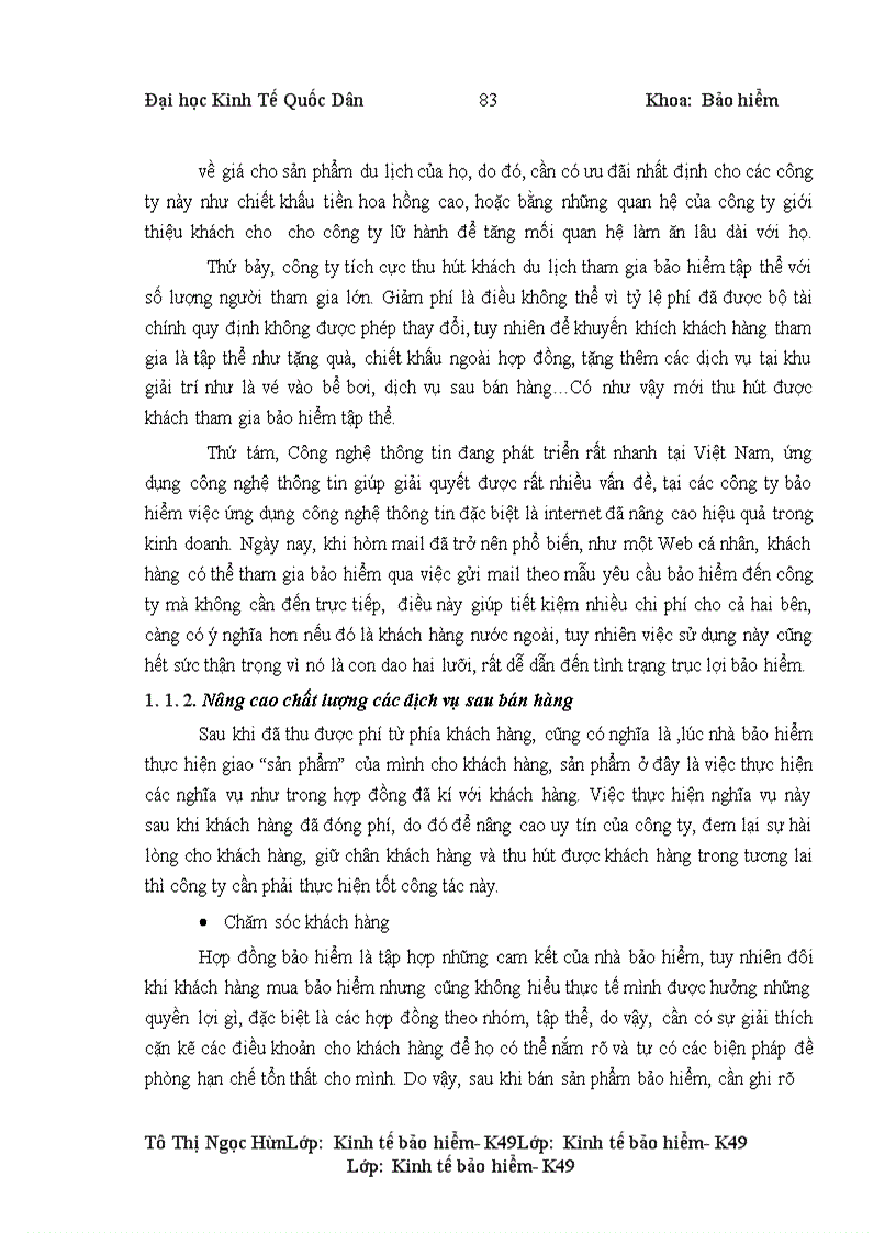 image for page Tình hình triển khai bảo hiểm du lịch tại công ty cổ phần bảo hiểm AAA