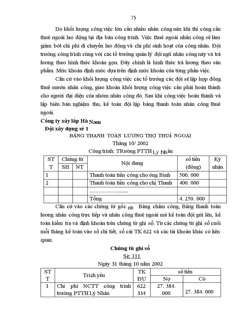 image for page Hoàn thiện công tác hạch toán chi phí sản xuất và tính giá thành sản phẩm tại Công ty xây lắp Hà Nam