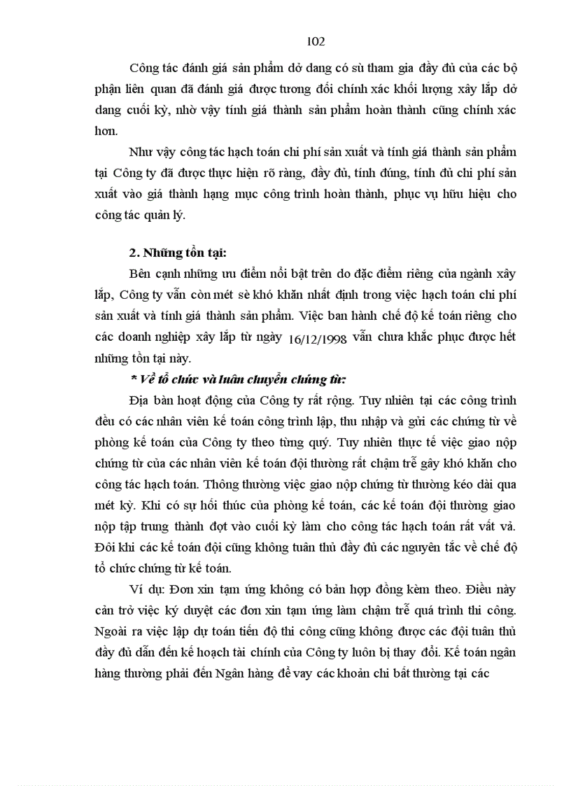 image for page Hoàn thiện công tác hạch toán chi phí sản xuất và tính giá thành sản phẩm tại Công ty xây lắp Hà Nam