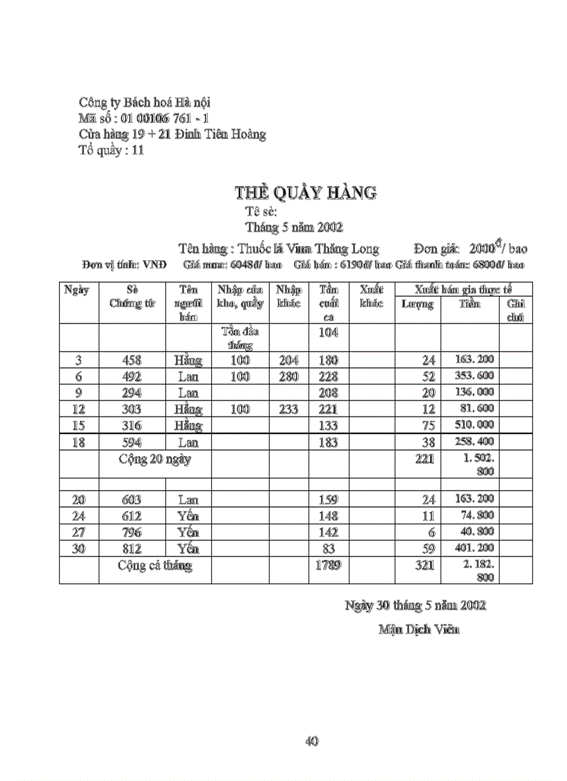 image for page Kế toán lưu chuyển hàng hoá -nghiệp vụ bán hàng