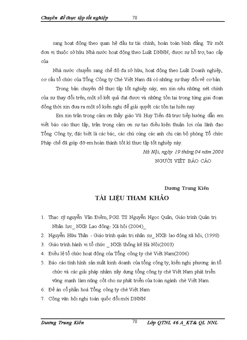 image for page Hoàn thiện hệ thống tổ chức quản lý ở Tổng Công ty Chè Việt Nam trong quá trình cổ phần hóa