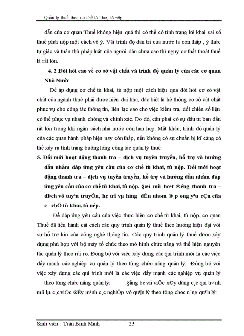 image for page Quản lý thuế theo cơ chế tự khai, tự nộp ở Việt Nam