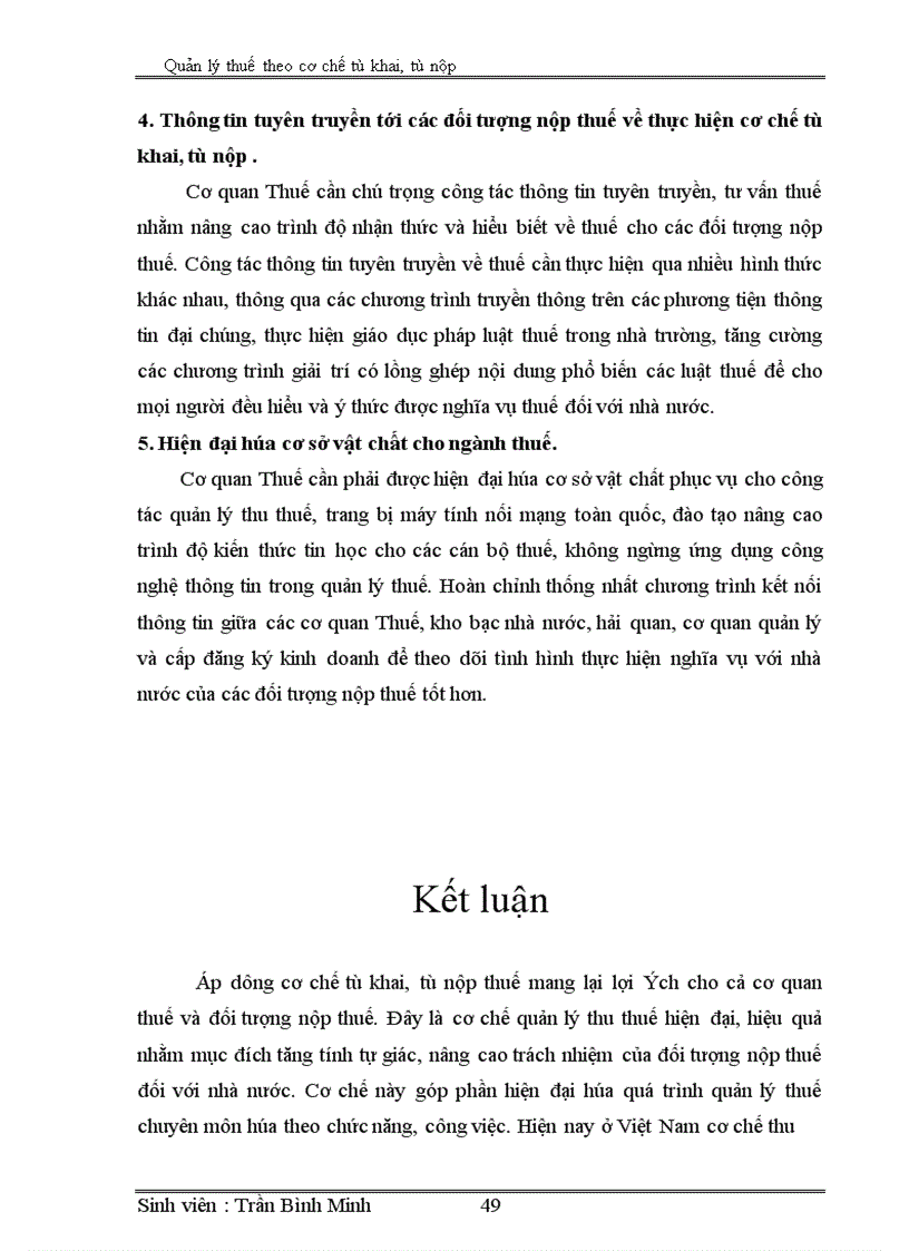 image for page Quản lý thuế theo cơ chế tự khai, tự nộp ở Việt Nam