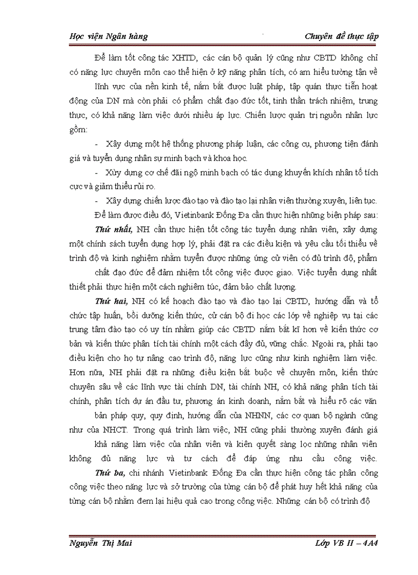 image for page Giải pháp hoàn thiện công tác Xếp hạng tín dụng doanh nghiệp vay vốn tại Chi nhánh Ngân hàng TMCP công thương Đống Đa