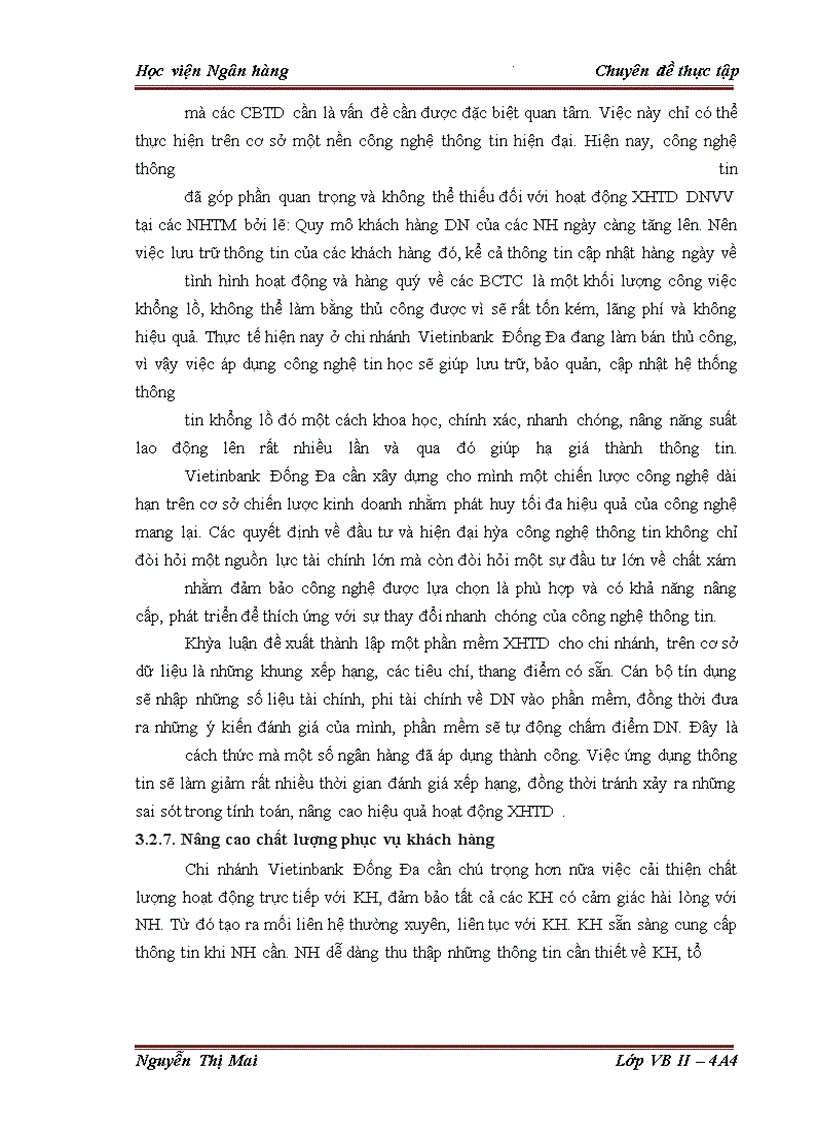image for page Giải pháp hoàn thiện công tác Xếp hạng tín dụng doanh nghiệp vay vốn tại Chi nhánh Ngân hàng TMCP công thương Đống Đa