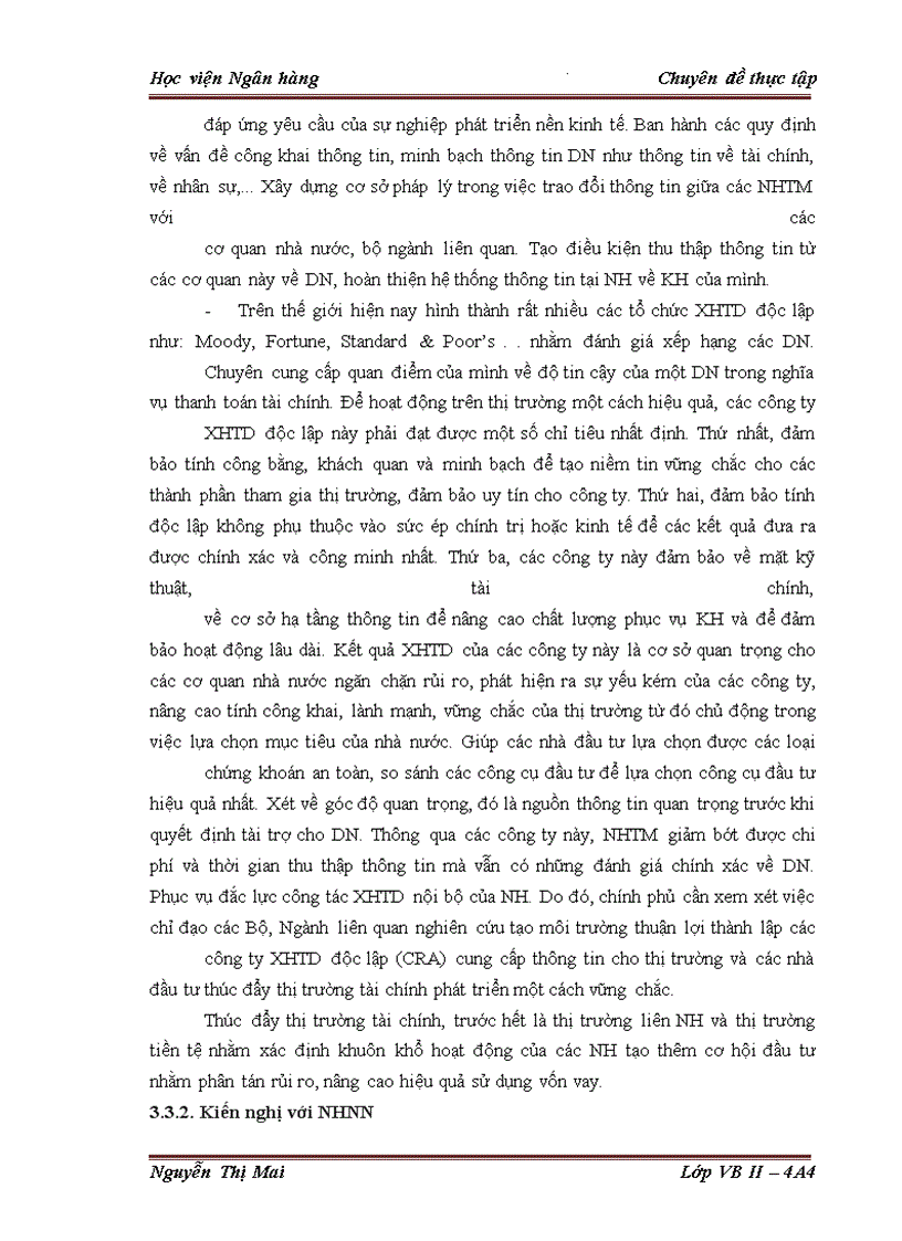 image for page Giải pháp hoàn thiện công tác Xếp hạng tín dụng doanh nghiệp vay vốn tại Chi nhánh Ngân hàng TMCP công thương Đống Đa